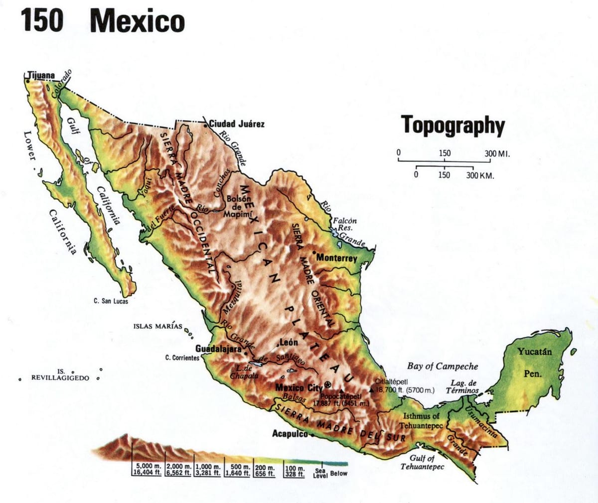 Mexíkó landslaginu kort