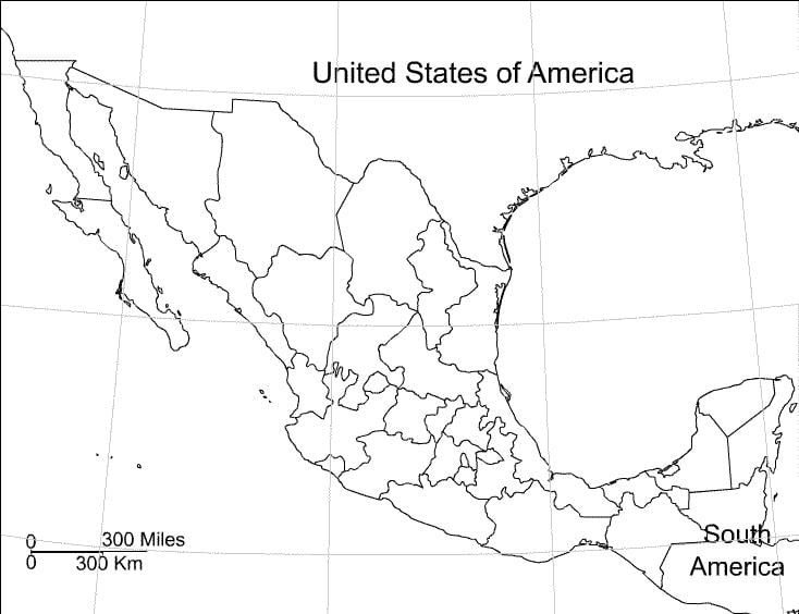 Mexíkó kort autt