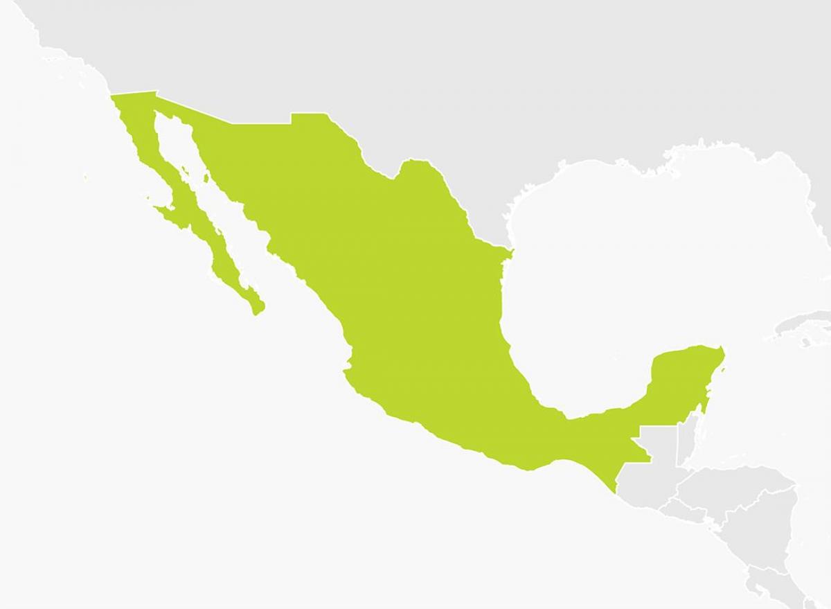 kort af Mexíkó segja.