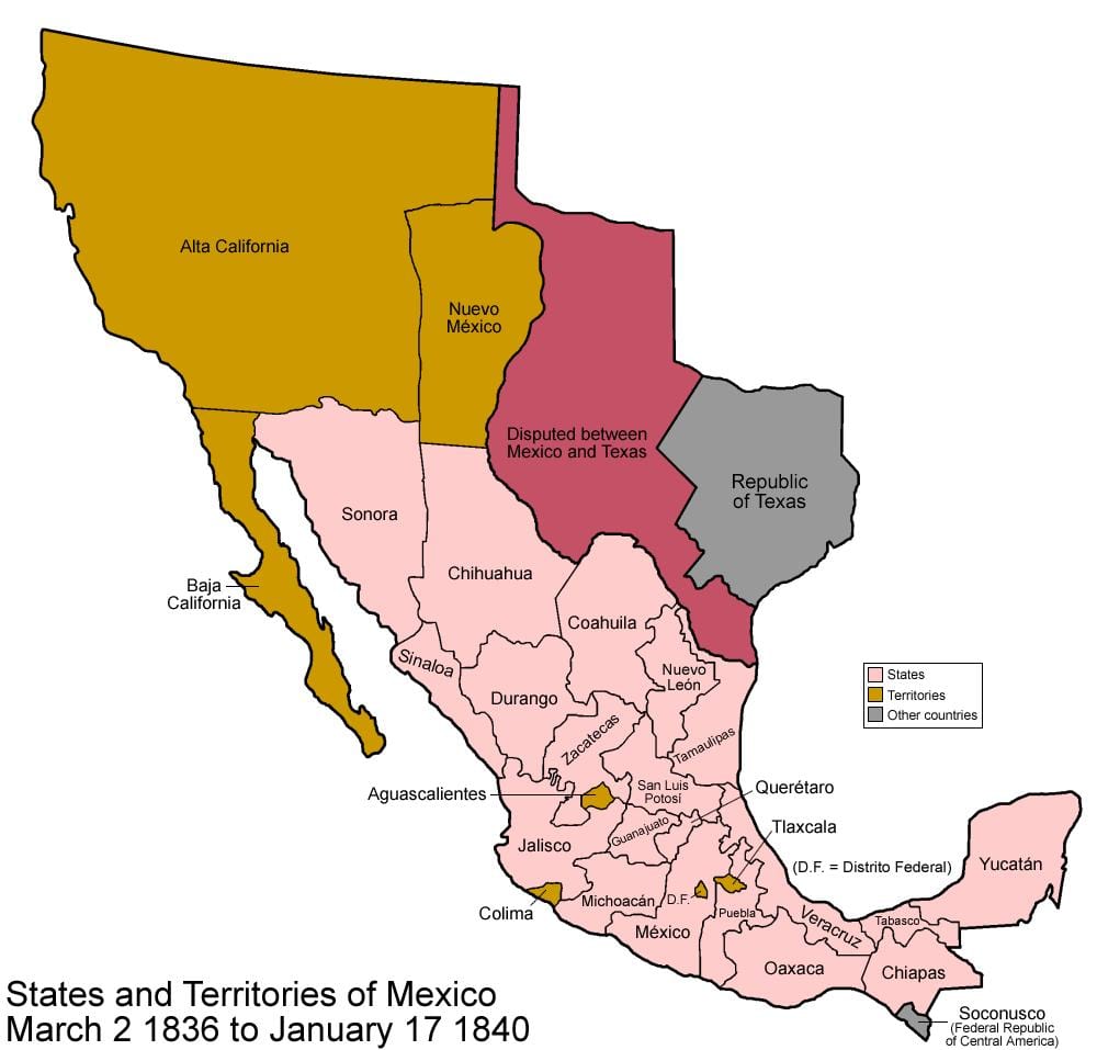 upprunalega mexíkóskur kort