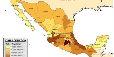 Mexíkó kort íbúa