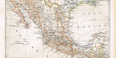 Gamla mexíkó kort