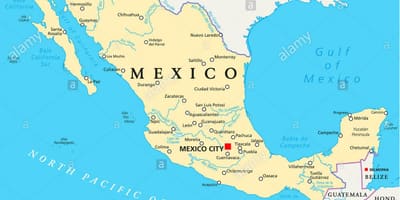 Mexíkó kort borgir