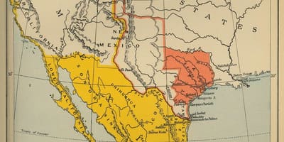 Kort af Mexíkó 1700