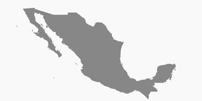 Mexíkó vektor kort