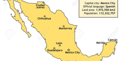 Mexíkó kort landi