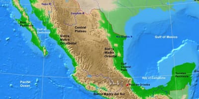 Kort af Mexíkó landslagsmyndir