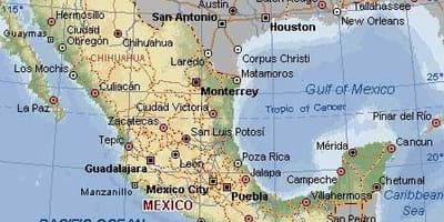 Mexíkóskur píramídana kort