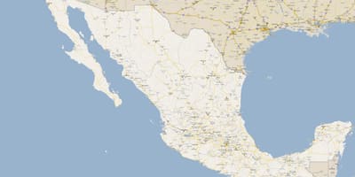 Kort af Mexíkó völlinn