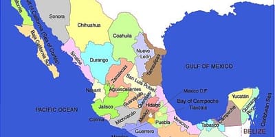 Segir Mexíkó kort